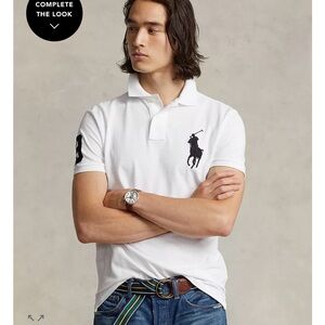 Polo by Ralph Lauren Classic Man White Polo Shirt